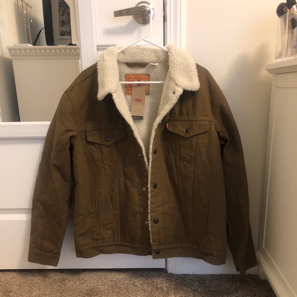 Men’s Levi Sherpa Lined Trucker Jacket